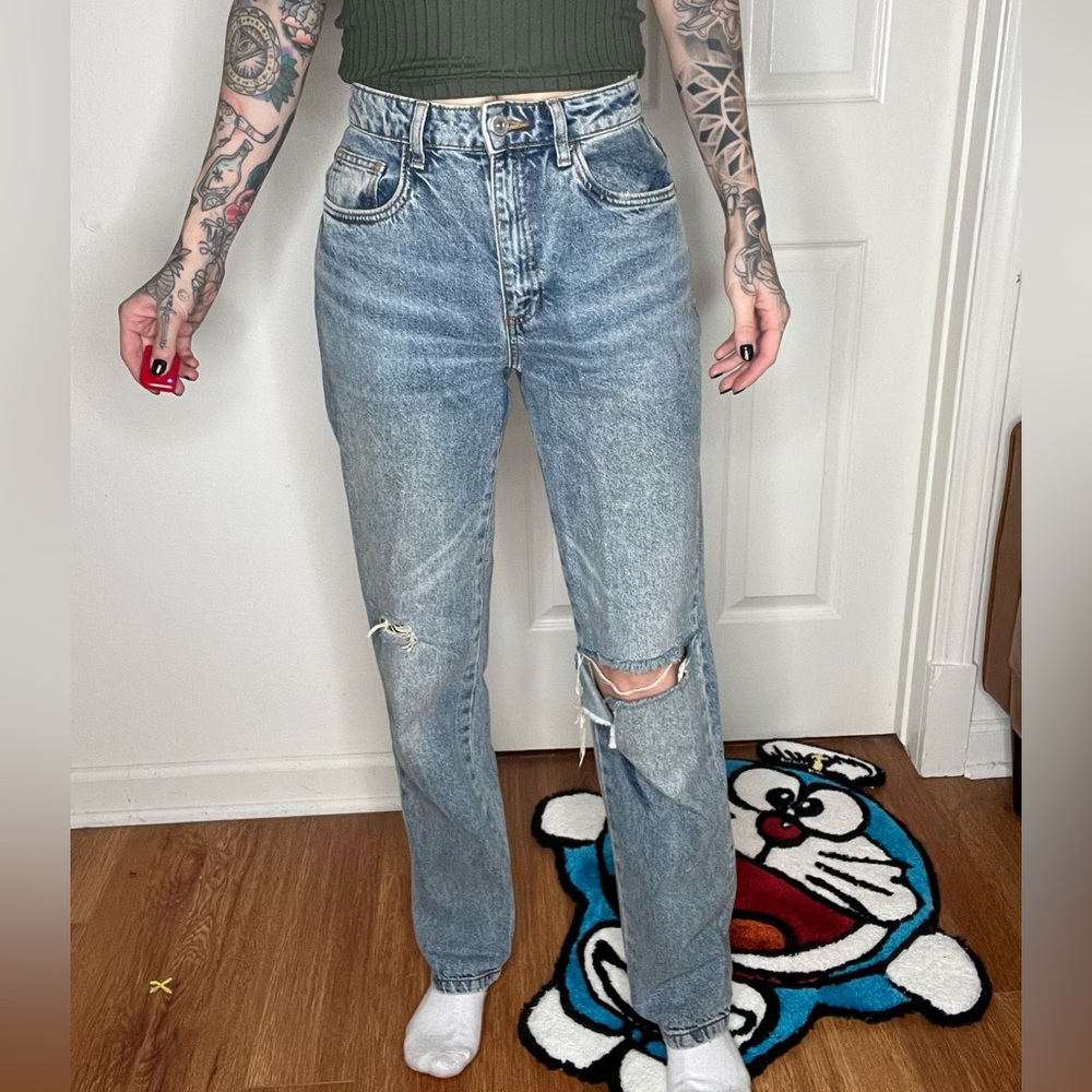 Cotton on long straight leg jeans